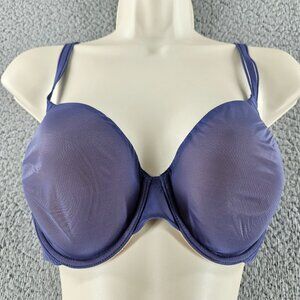Victoria's Secret Bra Womens 38B Blue Lined Perfect Coverage Underwire